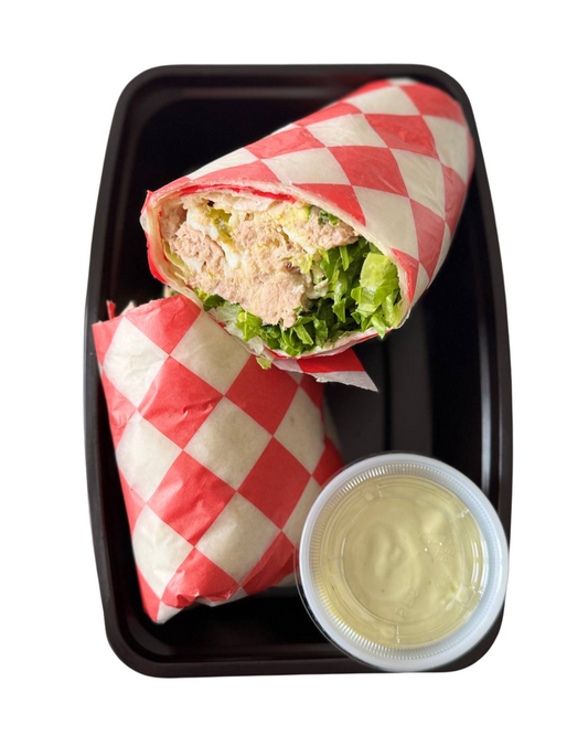 Tuna Wrap with Avocado Dressing